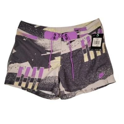 NUEVO CON ETIQUETAS NIKE Pantalones Cortos Mujer Talla 6 Estampado Graffiti Abstracto Entrenamiento Correr Entrenamiento Foto 1 de 4
