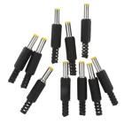 10Piece 5.5x2.5mm DC 5525 Power Male Plug   Connector Adapter Black