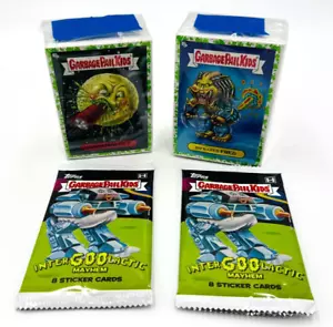Garbage Pail Kids InterGOOlactic Mayhem 200-Card Green Parallel Set w/ Wrappers - Picture 1 of 5