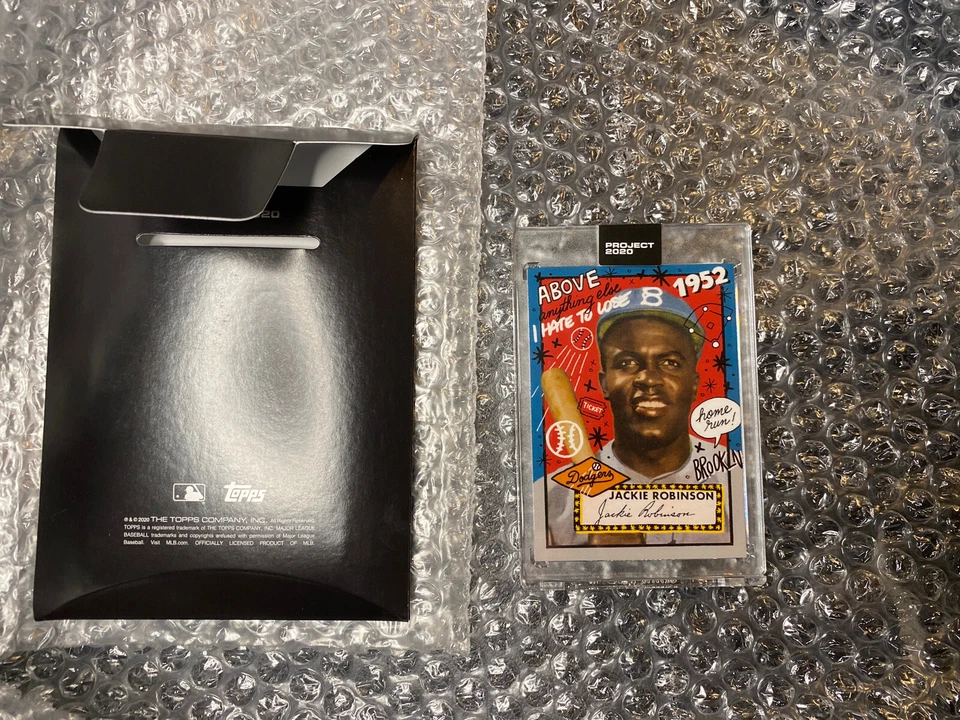 JACKIE ROBINSON TOPPS PROJECT 2020 #31-1952 Topps #312 RC-Sophia Chang - Image 1 of 2