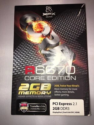 XFX play hard R6670 core edition 2GB memory - Image 1 of 4