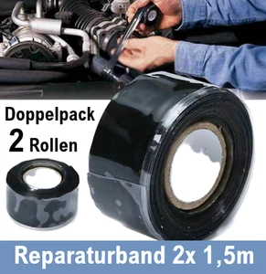 Silikon Isolierband Selbstverschweißend Wasserdichtes Reparaturtape Klebeband 2x - Bild 1 von 3