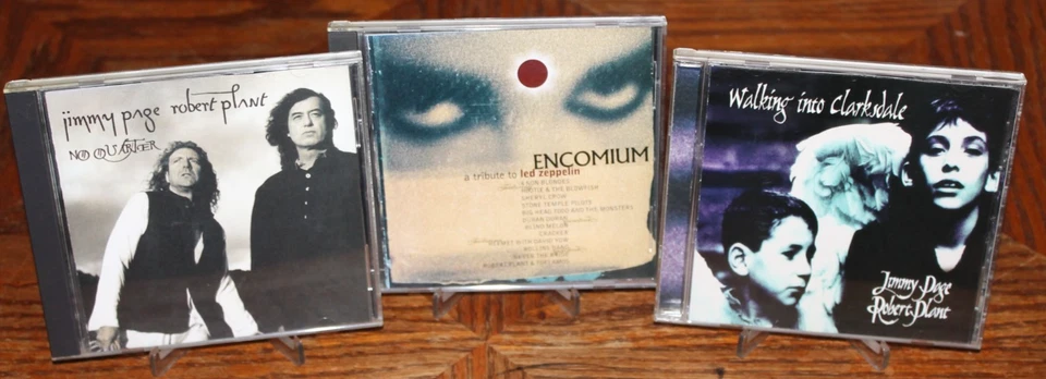 Jimmy Page & Robrt Plant Led Zeppelin Encomium Tribute CD lot of 3 Rock Classic Foto 1 de 2