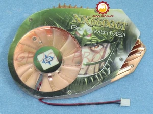 Karta graficzna Chłodnica Wentylator chłodzący Radiator 2Pin F02 DO MSI NX6600GT-VTD128 VGA - Zdjęcie 1 z 3