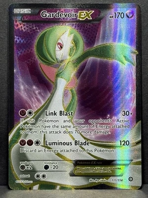Gardevoir EX Full Art Holo Card 111/114 XY-Steam Siege Series LP - Image 1 of 4