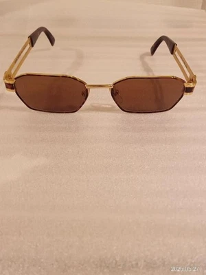 Gafas de sol doradas Gianni Versace S69 col55M icono de Medusa para damas de colección Foto 1 de 4