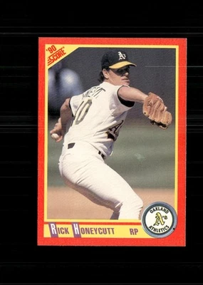 1990 Score - Rick Honeycutt #317 - Image 1 of 2