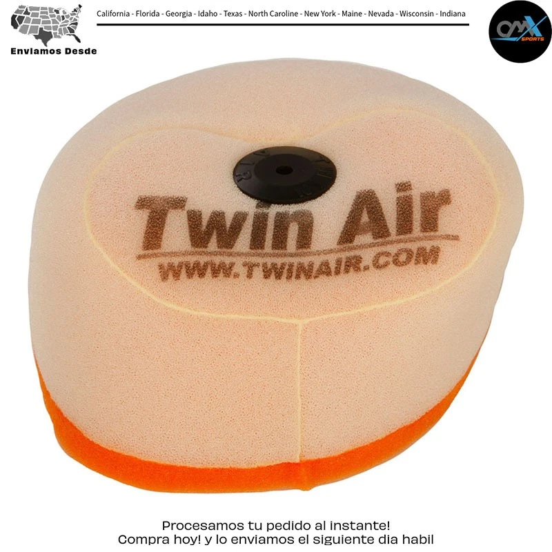 Filtro de aire TWIN AIR Kawasaki KX250 02-08 KX125 02-05 151116 Foto 1 de 1