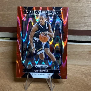 2024 Panini Prizm Draft Picks-All-American Chris Paul #21 Red Seismic Prizm /225 - Foto 1 di 8