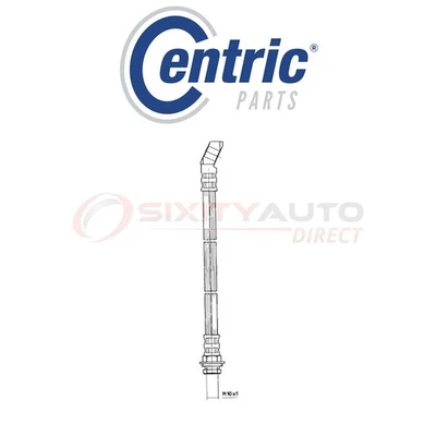 Centric Brake Hydraulic Hose for 1993-2002 Saturn SC1 1.9L L4 - Braking bt Foto 1 de 4