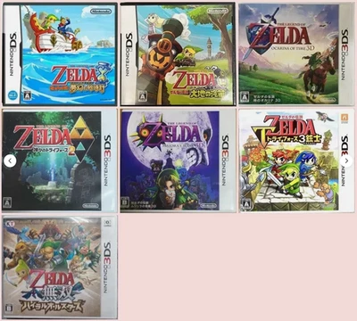 The Legend of Zelda Series Nintendo 3DS DS Game soft Set Japanese ver. - Image 1 of 4