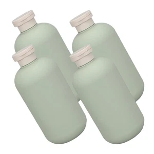 4 Pcs Washing Bottle Shampoo Bottles Empty Lotion Containers Refillable Green - Picture 1 of 12