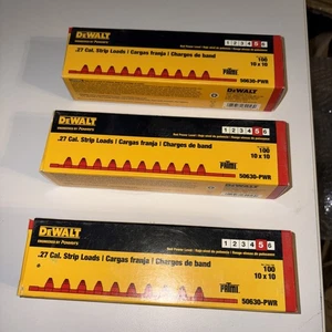 DEWALT 50630-PWR: 0.27 Caliber, Power Load Strip Powder Actuated Load (QTY 3) - Picture 1 of 2