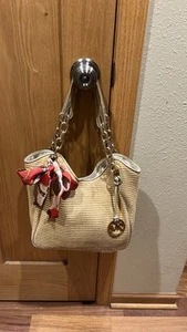 Michael Kors woven Hobo Shoulder Bag - Picture 1 of 7