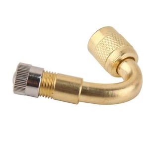 Adattatore prolunga valvola pneumatici ruota Easy Access 4pz per auto camion oro - Picture 1 of 12
