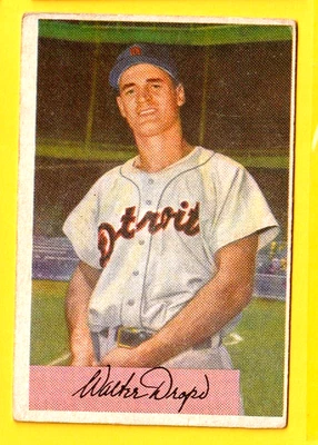 1954 BOWMAN  WALT DROPO  #7  VGEX/EX    TIGERS - Image 1 of 2