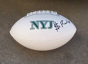 New York Jets SHELDON RICHARDSON Signed Autographed Logo Football COA! PROOF! - Picture 1 of 2
