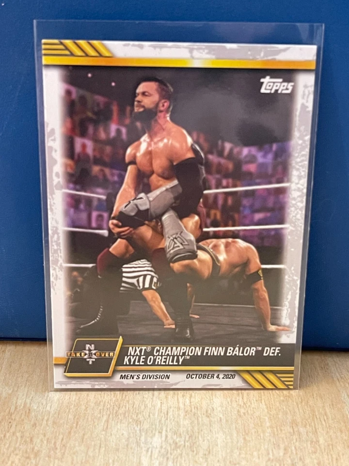 2021 Topps WWE NXT NXT Champion Finn Balor Def. Kyle O'Reilly #74 - Image 1 of 2