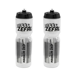 2 botellas de plástico Zefal Magnum en translúcido - tapa de tornillo ancho en la parte superior - 1 litro - Imagen 1 de 8