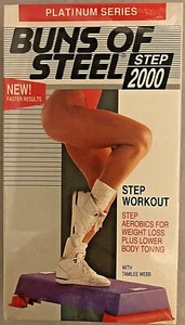 New Sealed "Buns of Steel" Step Aerobics 2000 VHS 1993 Workout Tamilee Webb - Bild 1 von 2