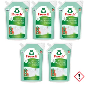 Frosch Flüssig Waschmittel Wiederverschließbar 24 WL 1800ml 5er Pack - Bild 1 von 1