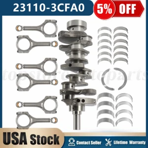 G6DH 3.3L Engine Crankshaft Rods & Bearings Kit For HYUNDAI Santa Fe KIA Sorento - Picture 1 of 14