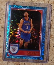 JOSH GIDDEY 2022-23 PANINI NBA HOOPS  TEAL EXPLOSION PARALLEL #203 OKC THUNDER 