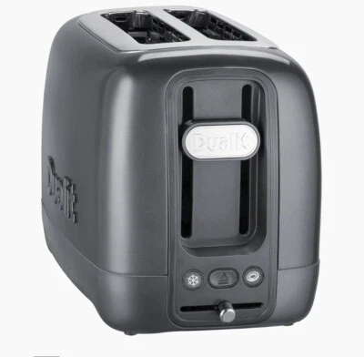 Dualit DLT22/26603 Domus 2 Slice Toaster - Grey 1000-1200W, UK Sale - Image 1 of 2