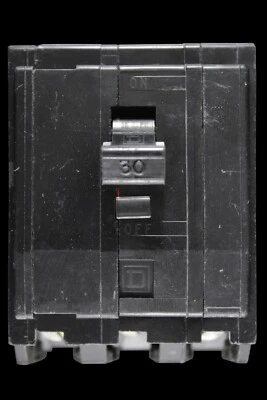 SQUARE D 30 AMP TRIPLE POLE MCB CIRCUIT BREAKER - Image 1 of 4