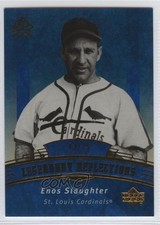 2005 Upper Deck Reflections Legendary Blue /75 Enos Slaughter #188 HOF