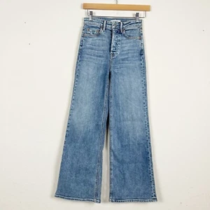 Grlfrnd Carla Medium Wash Flare Leg Jeans Size 23 - Picture 1 of 7