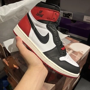 Size Mens US13 -Air Jordan 1 Retro OG High Black Toe Reimagined -Classic Pair🔥 - Picture 1 of 5