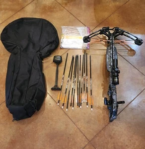 Wicked Ridge Ten Point Crossbow Invador 400with Acudraw Grey Camo Rarely used. - Picture 1 of 2