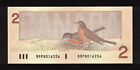 1986 $2.00 Bc-55b Ch Unc Epq * Beauty Bird Series Robin Qeii Canada Two Dollars