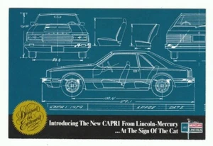 Original Dealership Promotional Postcard 1979 New CAPRI LINCOLN MERCURY Specs! - Picture 1 of 2