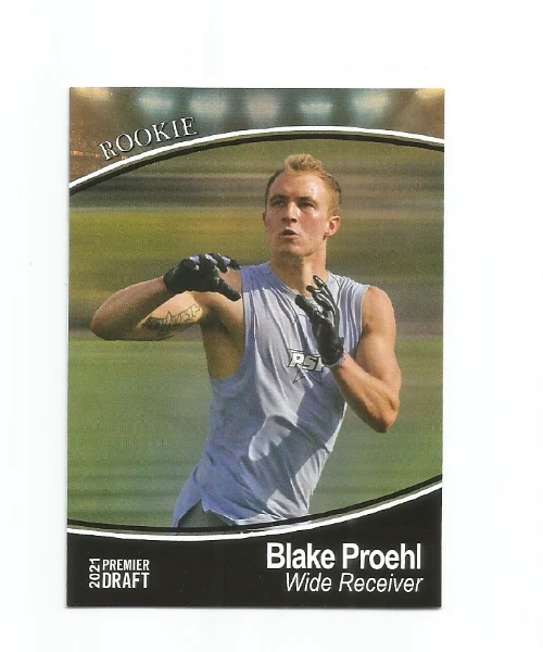 BLAKE PROEHL (East Carolina) 2021 SAGE PREMIER DRAFT ROOKIE CARD #100 - Image 1 of 1