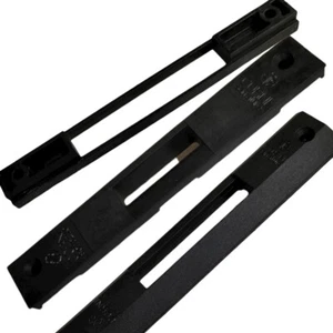 SERIE DI CONTROPIASTRE PER SERRATURE IN NYLON DIVERSE MISURE ACCESSORI CORNI - Picture 1 of 22