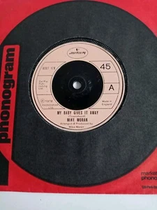 Mike Moran - My Baby Gives It Away (6007 179) w/ Pete Townshend EX Vinyl 7" - Picture 1 of 2