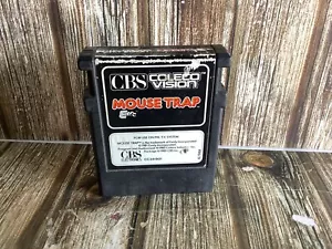 COLECO VISION MOUSE TRAP CBS ELECTRONICS VINTAGE VIDEO GAME TESTED WORKING - Picture 1 of 4