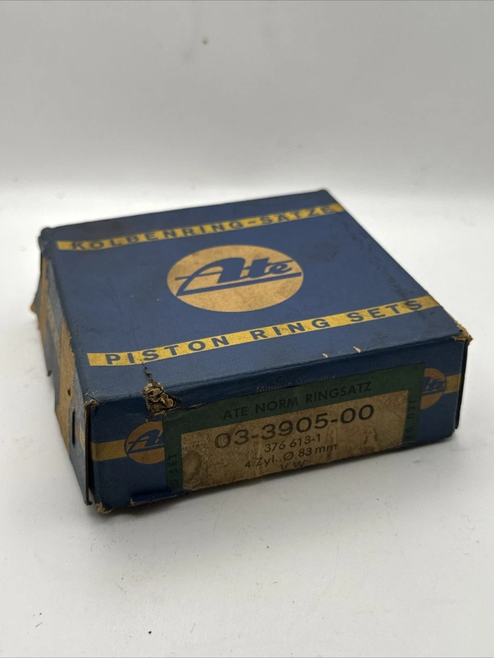 Nuevos juegos de anillos de pistón de motor Ate #30-3905-00 Volkswagen VW 83 mm Foto 1 de 1