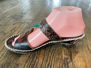 Spring Step L'Artiste Pola Multicolor Flower Wedge Slide Sandals Size EU 37 US 7 - Picture 1 of 18