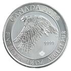 Better Date 2016 Canada 8 Dollars 1 1/2 Oz. Silver Gyrfalcon World Coin *106