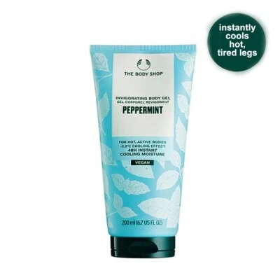 The Body Shop MENTA Gel Corporal Vigorizante 250ml VEGANO Limpieza Fresca Instantánea Foto 1 de 4