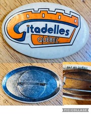 Quebec Citadelles Citadelles de Québec AHL Hockey Montreal Canadiens Pinback Pin