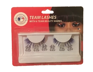 MLB New York Yankees 8pc Fake Eyelash Extension 6 Face Beauty Mark Tattoo - Picture 1 of 3