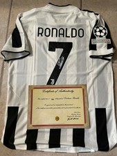 MAGLIA RONALDO AUTOGRAFATA JUVENTUS CR7 JERSEY SIGNED+ CERTIFICATO AUTENTICITà