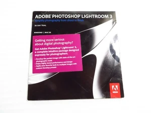 Adobe Photoshop Lightroom 3 30 Day Trial NEW SEALED - Picture 1 of 3