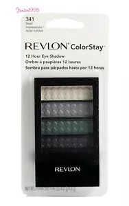 REVLON 12 Hour Quad Eye Shadow Palette #341 STEEL IMPRESSIONS - Picture 1 of 1