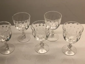 Tiffin/Franciscan Crystal Wine Glasses Set - Picture 1 of 14