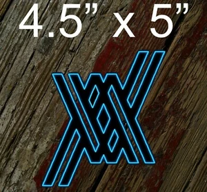 franxx xx logo zero two anime decal car window super cute Premium Vinyl Decal - Bild 1 von 2